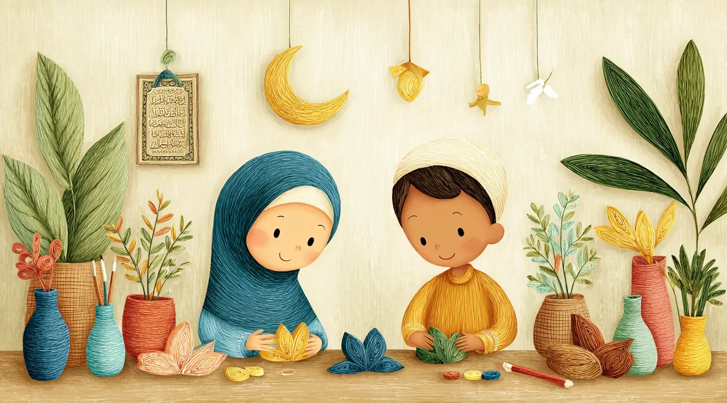 Crafting Arabic: Qur’an & Hadith (Immersive Arabic for Kids) 1 Immersive Arabic online for children